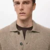 Cardigan en maille mélangée de laine