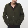 Cardigan oversize à col en V