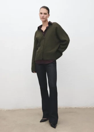 Cardigan oversize à col en V