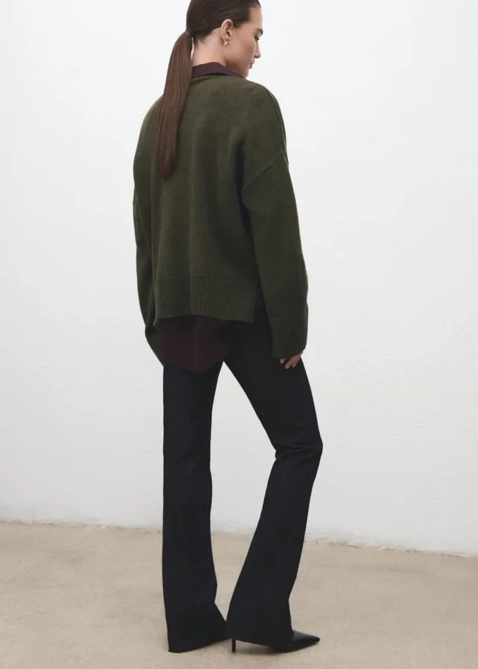 Cardigan oversize à col en V