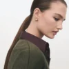 Cardigan oversize à col en V