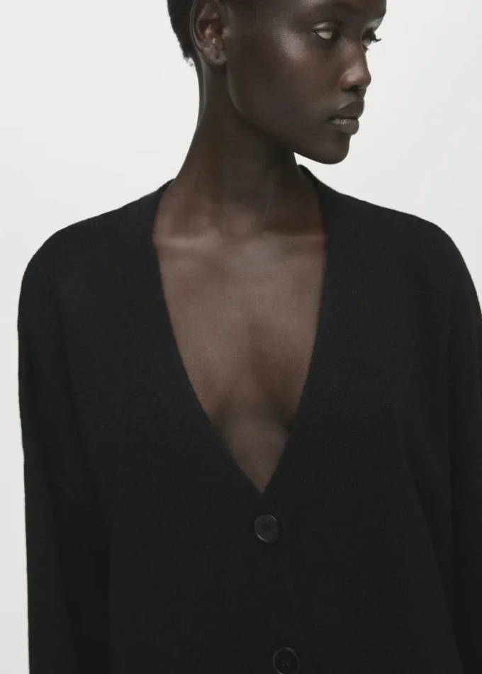 Cardigan oversize à col en V