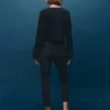 Cardigan à poignets en fausse fourrure