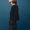 Cardigan à poignets en fausse fourrure