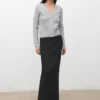 Cardigan tricoté tressé