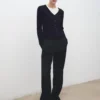 Cardigan tricoté tressé