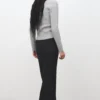 Cardigan tricoté tressé