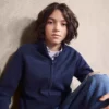 Cardigan zippé en maille