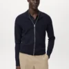 Cardigan zippé en maille