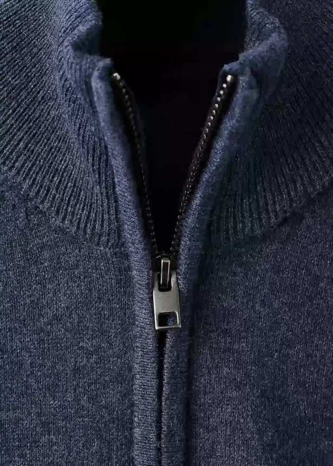 Cardigan zippé en maille