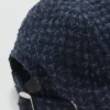 Casquette en laine brodée