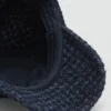 Casquette en laine brodée