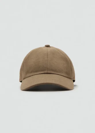 Casquette en laine mélangée