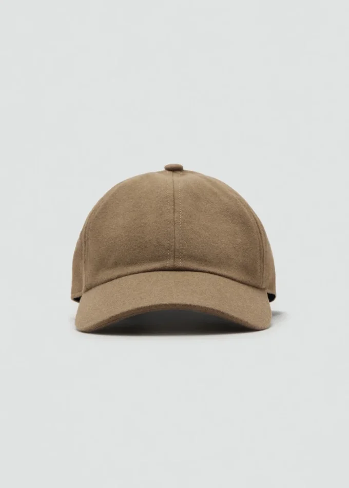 Casquette en laine mélangée