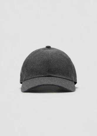 Casquette en laine mélangée