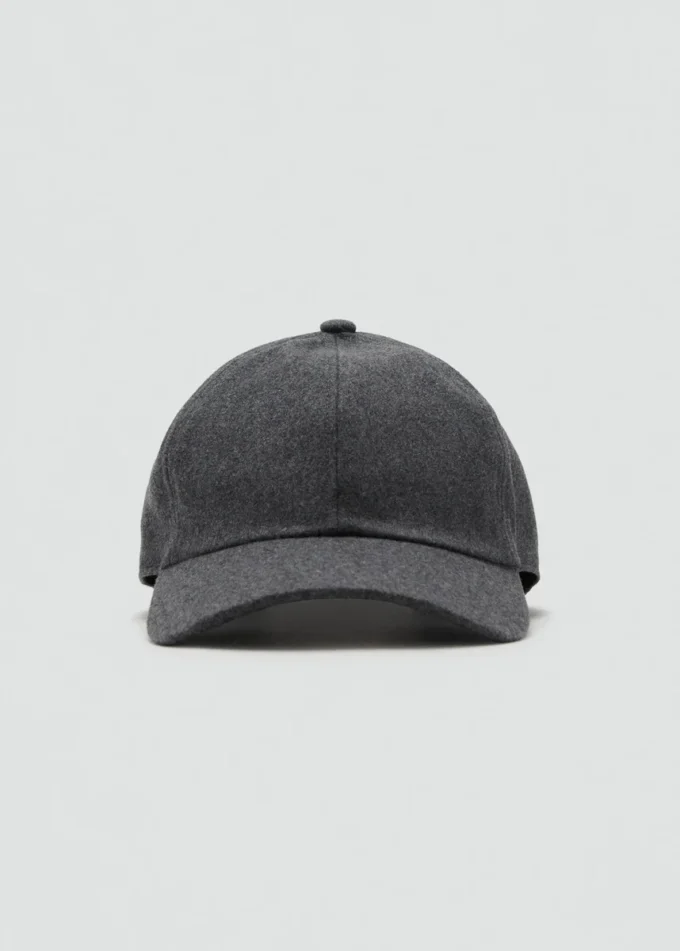 Casquette en laine mélangée