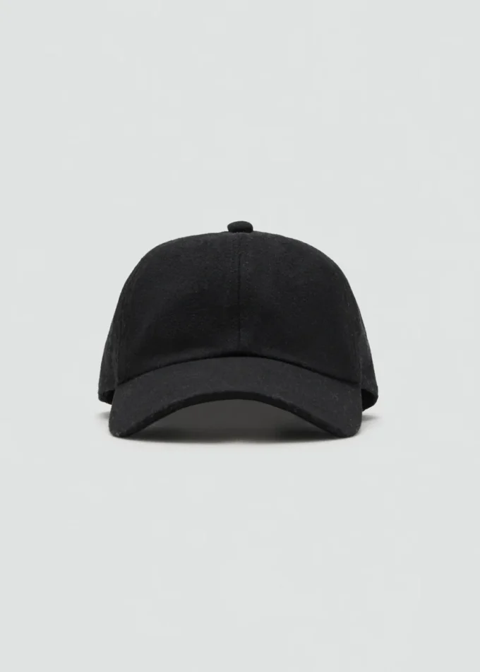 Casquette en laine mélangée