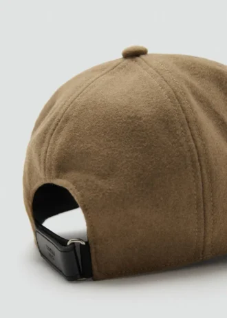 Casquette en laine mélangée