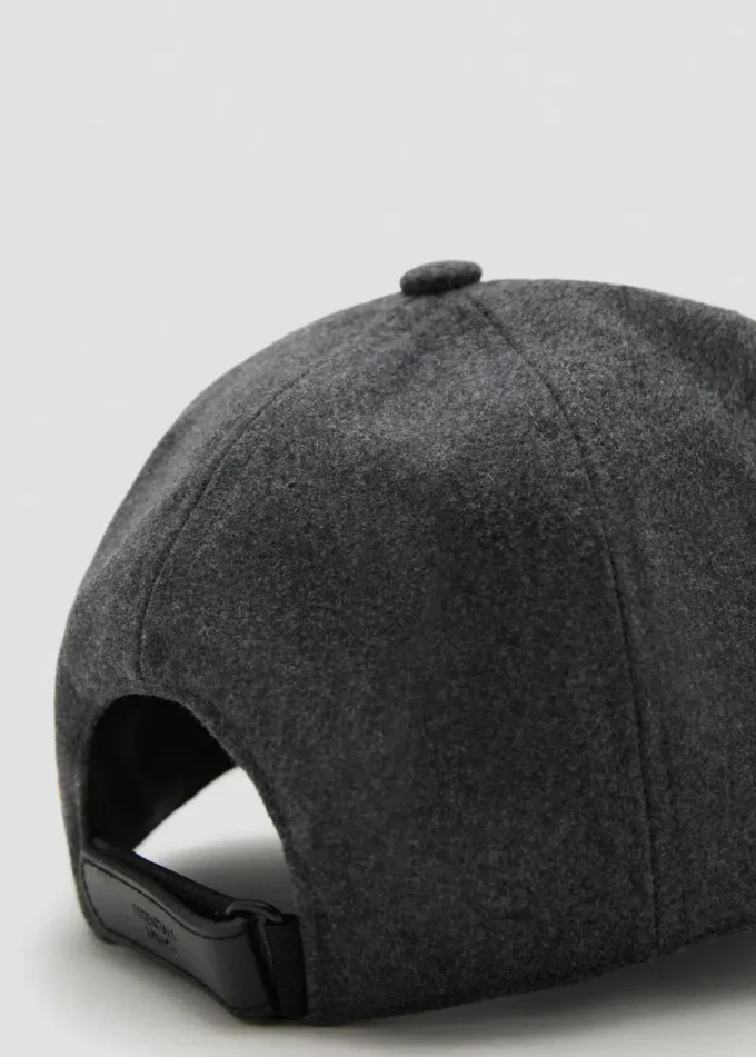 Casquette en laine mélangée