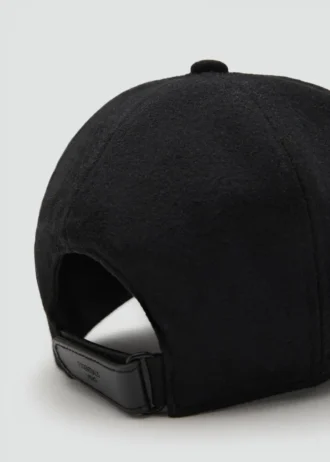 Casquette en laine mélangée