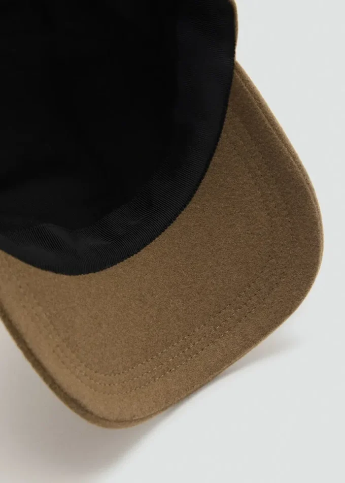 Casquette en laine mélangée