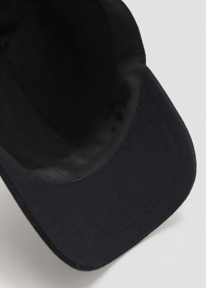 Casquette en laine mélangée