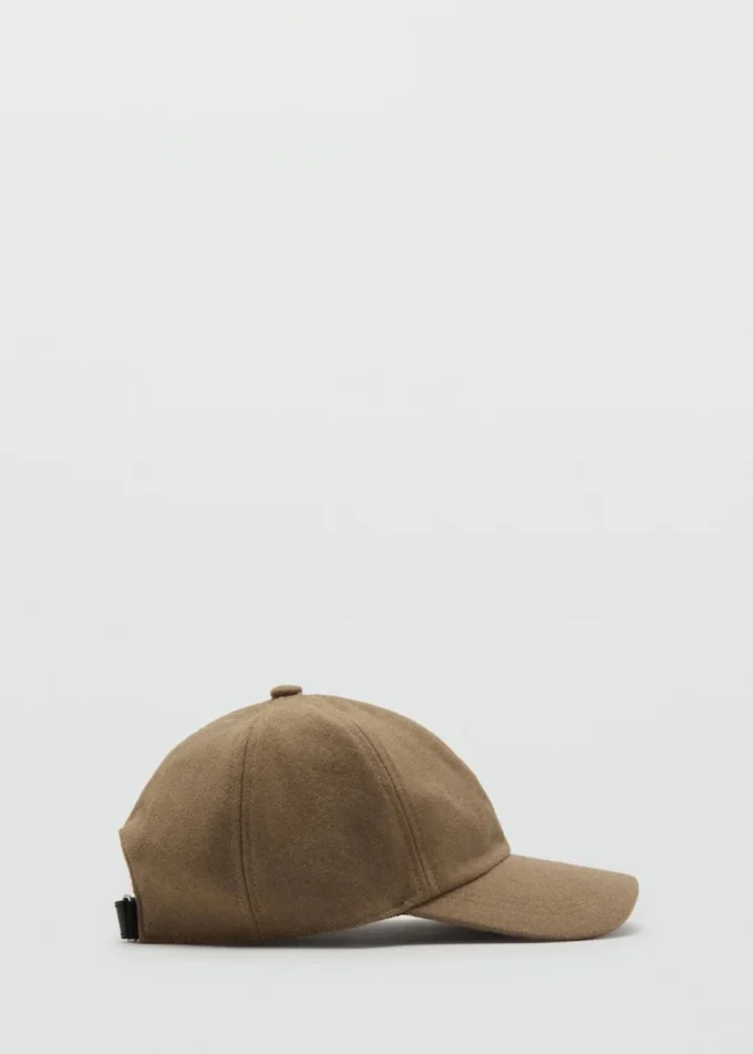 Casquette en laine mélangée