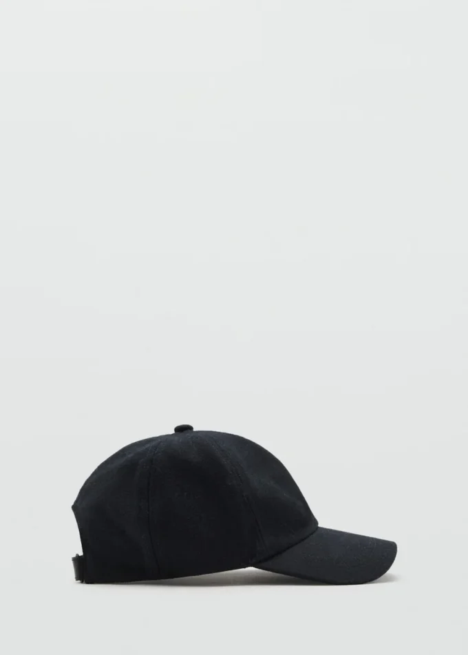 Casquette en laine mélangée