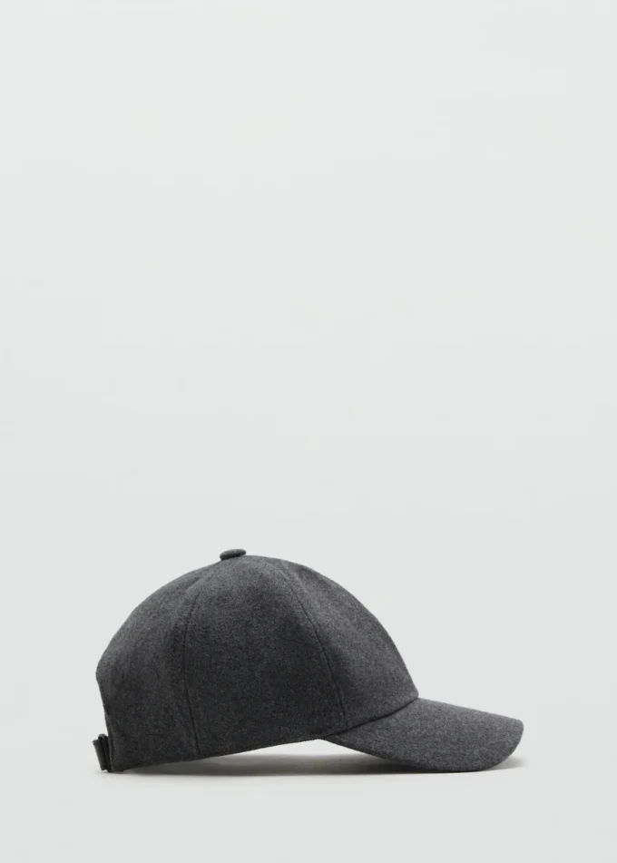 Casquette en laine mélangée