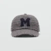 Casquette en tweed avec lettre
