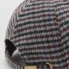 Casquette en tweed avec lettre