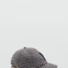 Casquette en tweed avec lettre