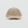 Casquette en velours côtelé