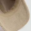 Casquette en velours côtelé