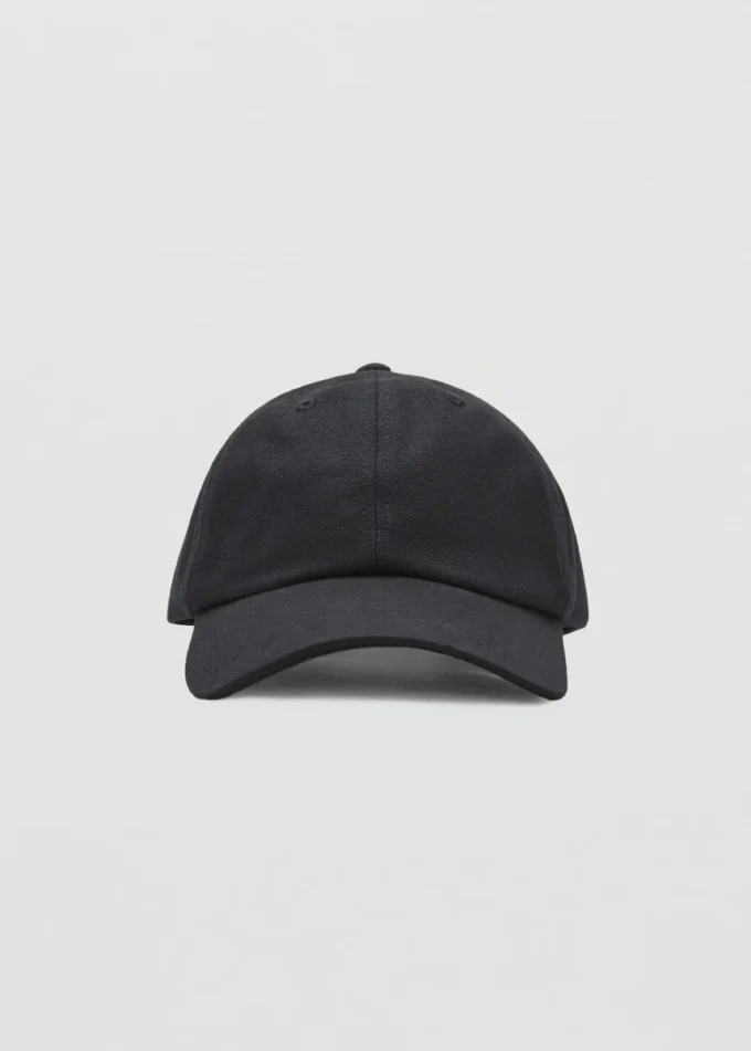 Casquette à visière en coton