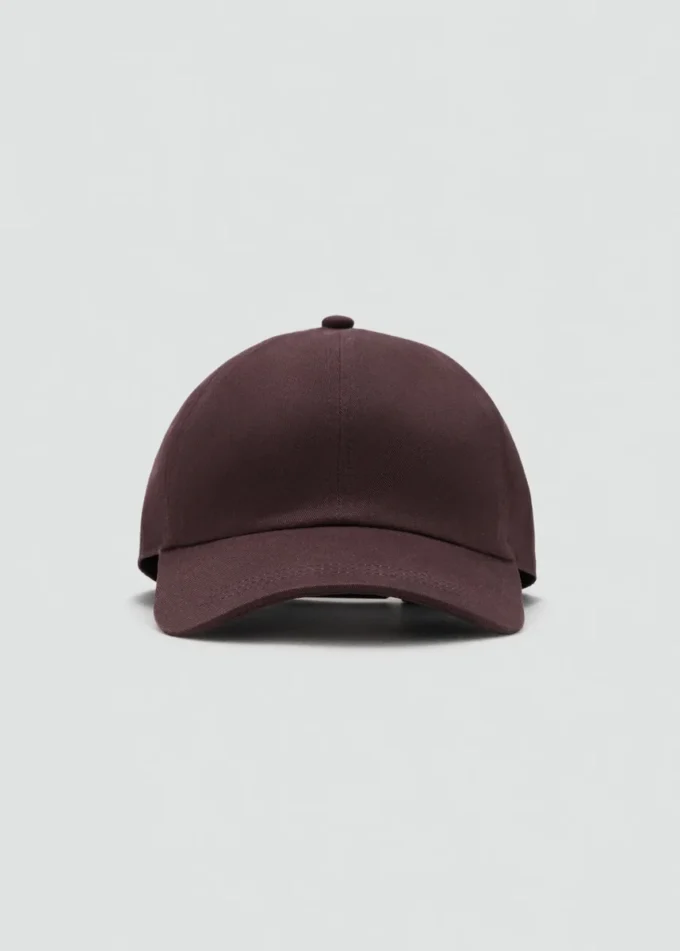 Casquette à visière en coton