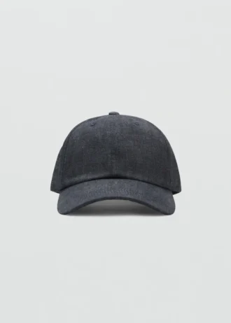 Casquette à visière en coton