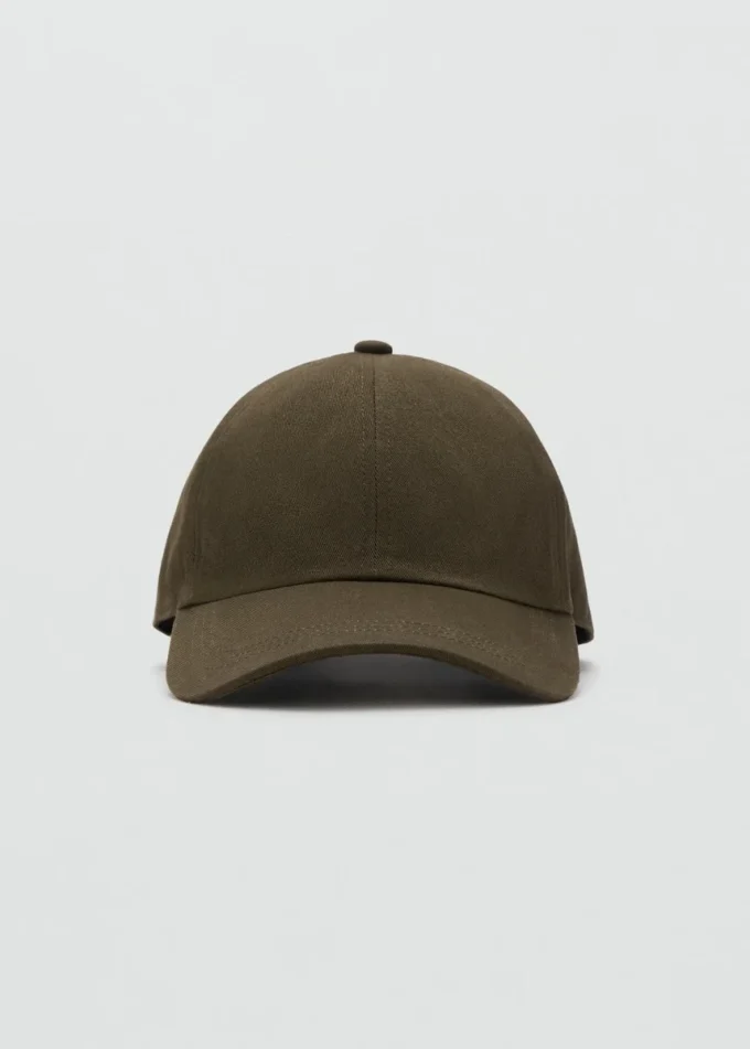 Casquette à visière en coton