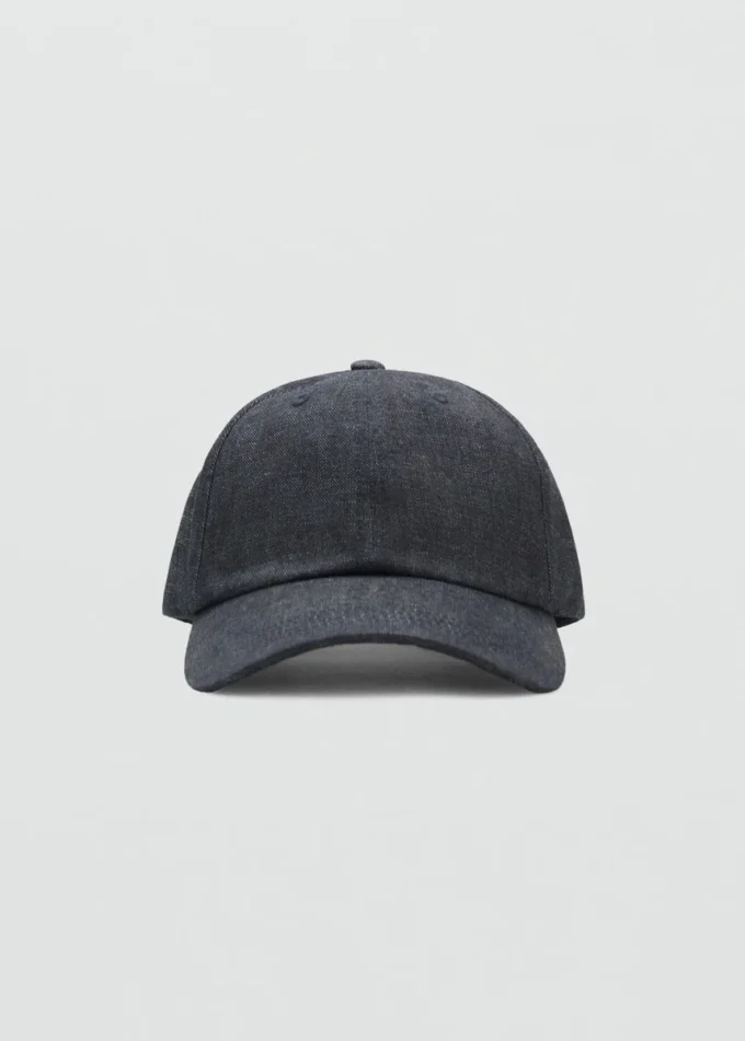 Casquette à visière en coton