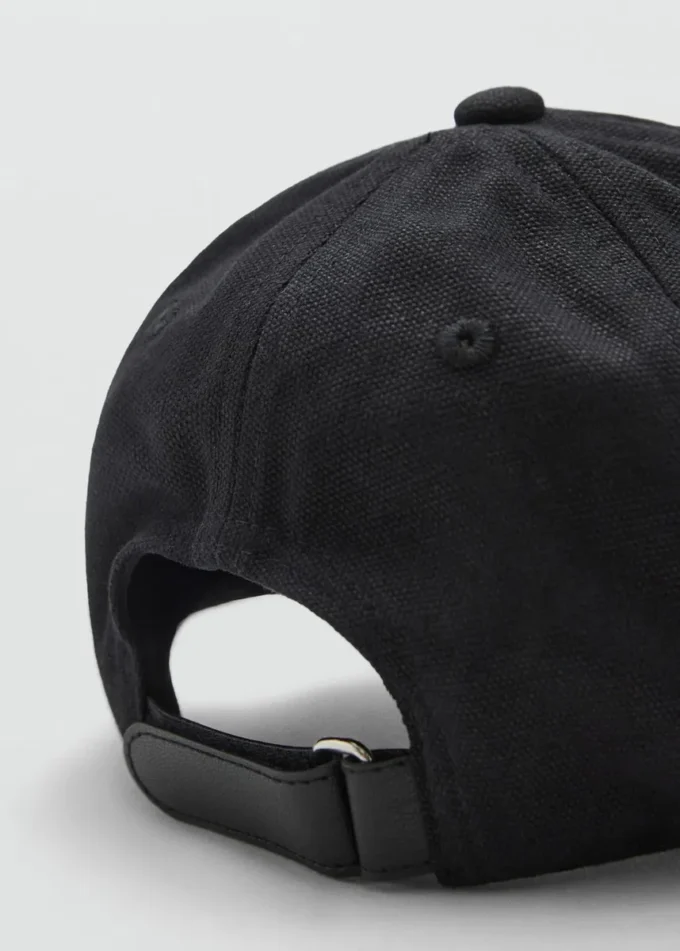 Casquette à visière en coton