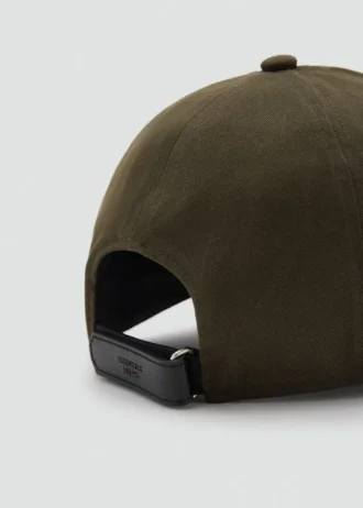 Casquette à visière en coton