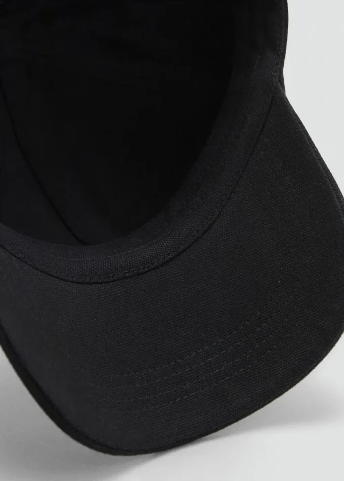 Casquette à visière en coton