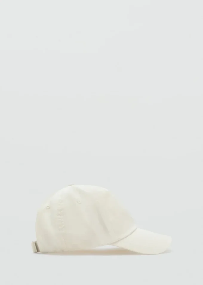 Casquette à visière en coton