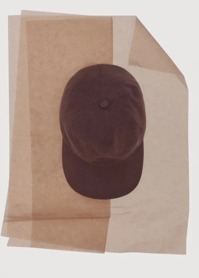 Casquette à visière en coton