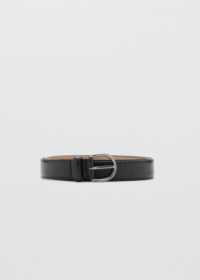Ceinture 100 % cuir martelé