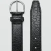 Ceinture 100 % cuir martelé