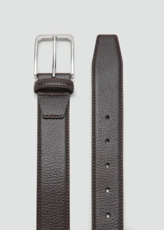 Ceinture 100 % cuir martelé