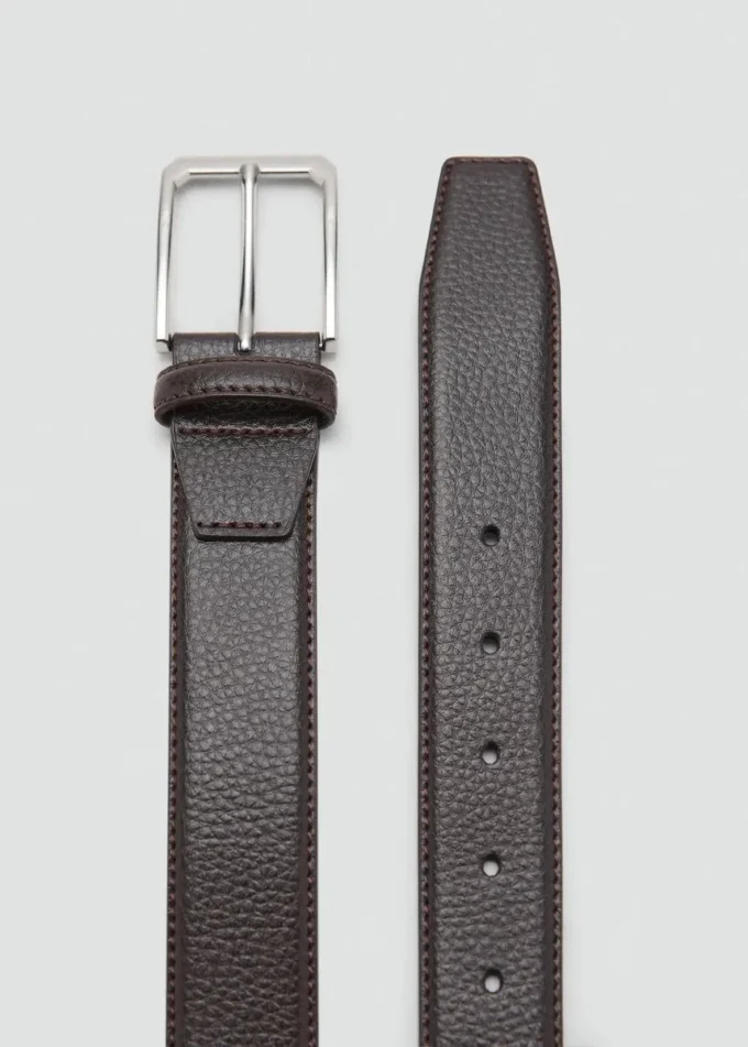 Ceinture 100 % cuir martelé