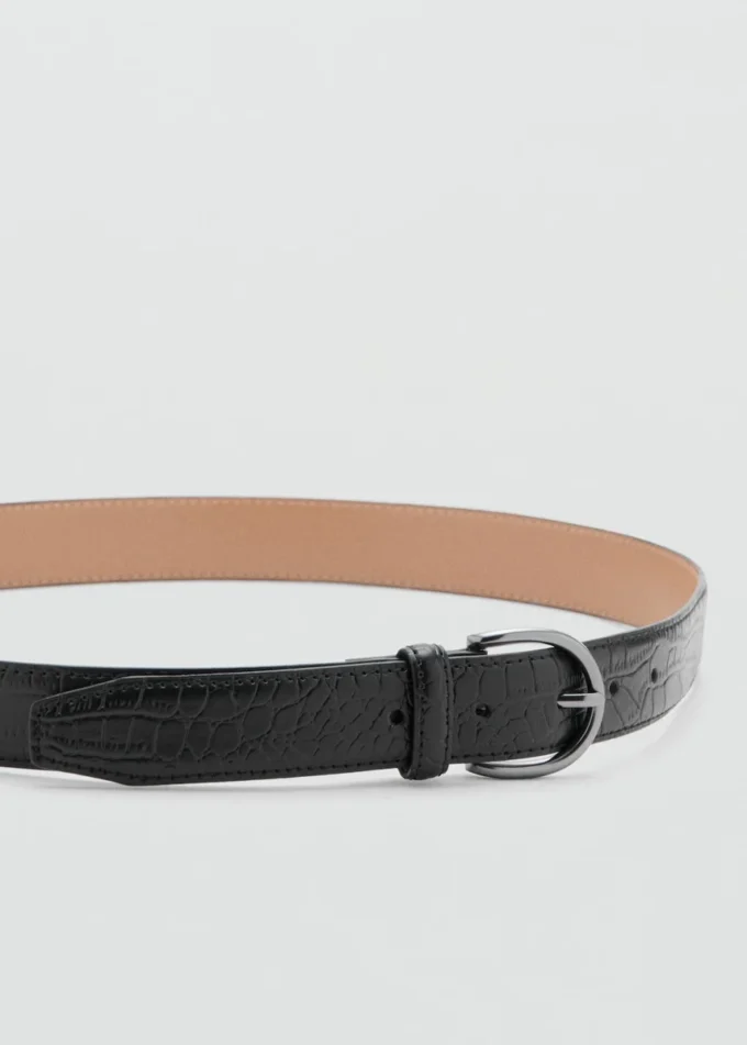 Ceinture 100 % cuir martelé