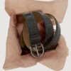 Ceinture 100 % cuir martelé